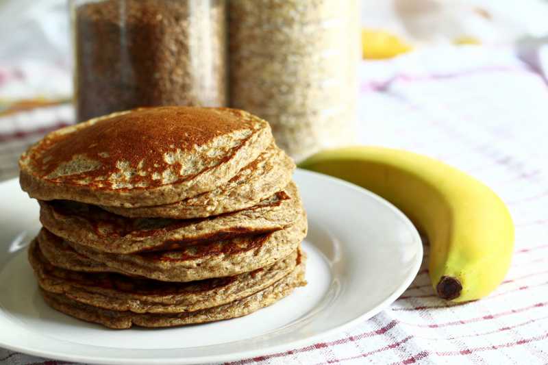 Fresh stack of pancakes, also available in gluten free