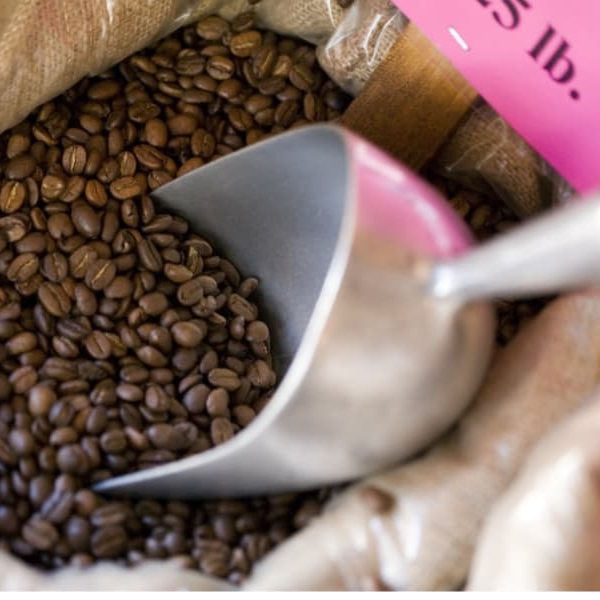 Coffee beans in a bag