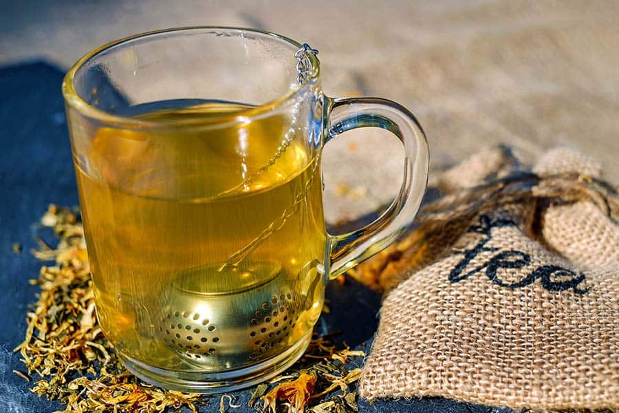 Infused Tea in glass