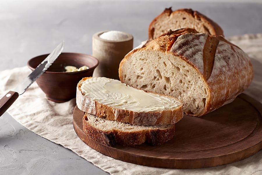 Loaf of sourdough bread