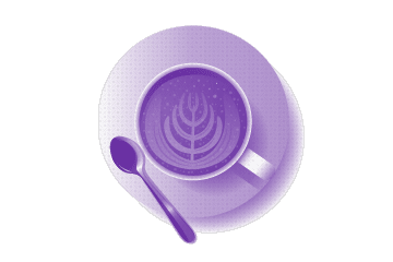 Illustration of a latte