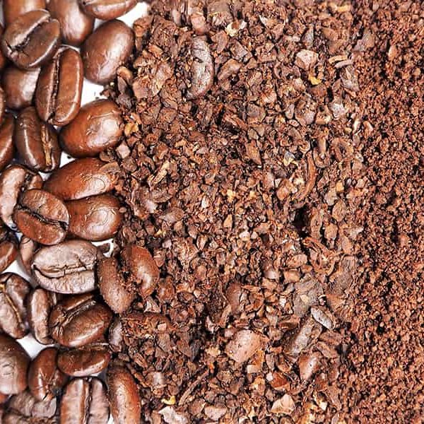 Course to Fine coffee grounds