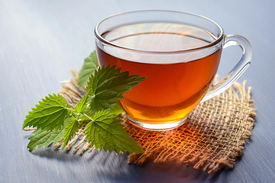 Showcase of tea