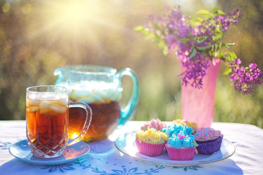 iced tea on a hot summer day